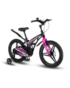 Детский велосипед Cosmic 18 Делюкс 2024 черный жемчуг Maxiscoo