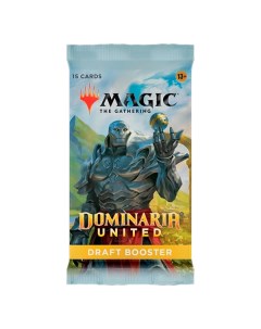 Дополнение для настольной ККИ MTG Драфт бустер издания Dominaria United англ яз Magic: the gathering