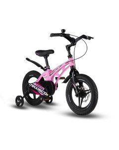 Детский велосипед Cosmic 14 Делюкс Плюс 2024 розовый матовый Maxiscoo