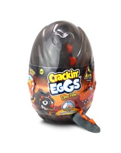 Мягкая игрушка Crackin Eggs Динозавр 12 см в яйце серый SK012 Crackin' eggs