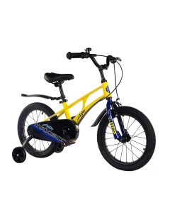 Детский велосипед Air 16 Стандарт Плюс 2024 желтый матовый Maxiscoo