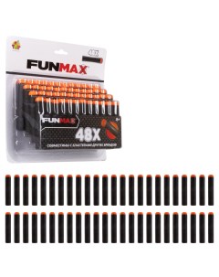 Набор пуль для игрушечного бластера EVA снарядов Funmax 48 шт блистер 1toy