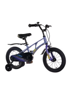 Детский велосипед Air 14 Стандарт Плюс 2024 синий карбон Maxiscoo