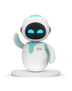 Интерактивный робот Eilik 2022 Эйлик белый голубой Energize lab
