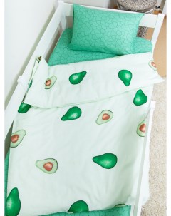 Постельное белье Авокадо зеленый Сонный гномик