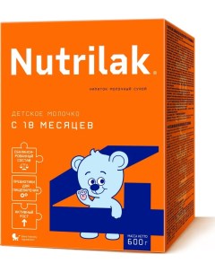 Напиток молочный сухой 4 с 18 месяцев 600 гр 50157 Nutrilak