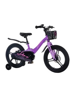 Велосипед детский двухколесный Jazz 18 Pro 2024 фиолетовый матовый Maxiscoo