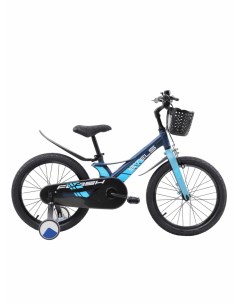 Велосипед детский 18 Flash KR Z010 2023 года темно синий зеленый Stels