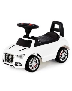 Каталка автомобиль SuperCar 2 со звуковым сигналом цвет белый детские Nobrand