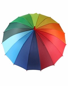 Детский зонт Радуга полуавтомат разноцветный Nobrand