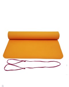 Коврик для йоги B01068 оранжевый 183 см 4 мм Urm