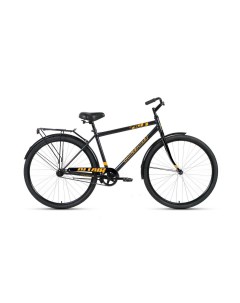 Велосипед City high 28 2021 года рама 19 темно серый оранжевый Altair