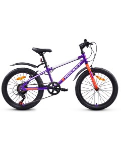 Велосипед подростковый Crux 1 0 колеса 20 цвет фиолетовый рама 11 Rocket
