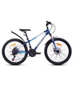 Велосипед подростковый Aries 2 0 рост 125 155 колеса 24 цвет синий рама 13 Rocket