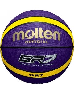 Баскетбольный мяч BGR7 7 фиолетовый желтый Molten