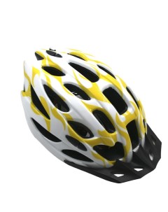 Шлем велосипедный FSD HL003 жёлто белый L Stels