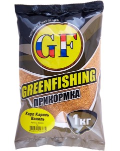 Прикормка GreenFishing GF Карп Карась Ваниль 1 кг 820001 Green fishing