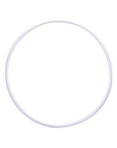 Обруч гимнастический ЭНСО MR OPl700 пластиковый диаметр 700мм белый Made in russia