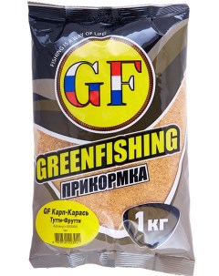Прикормка GreenFishing GF Карп Карась Тутти Фрутти 1 кг 820005 Green fishing