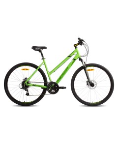 Велосипед женский дорожный Crossway 10 Lady зелено черный рама M Merida