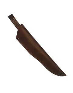 Ножны кожаные для ножа финского типа с длиной клинка 17 см шоколад Иссо