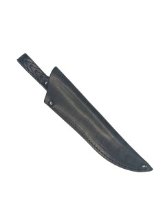 Ножны кожаные для ножа погружные с длиной клинка 17 см черные Иссо