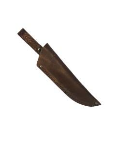 Ножны кожаные для ножа погружные с длиной клинка 13 см шоколад Иссо