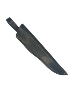 Ножны кожаные для ножа финского типа с длиной клинка 17 см черные Иссо