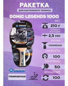 Ракетка для настольного тенниса Legends 1000 Donic