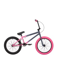 Велосипед трюковой 20 BMX JUPITER серый розовый рама сталь U BRAKE 2024 Novatrack