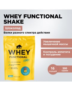 Протеин Whey Protein Shake вкус Шоколад дойпак 500гр Prime kraft