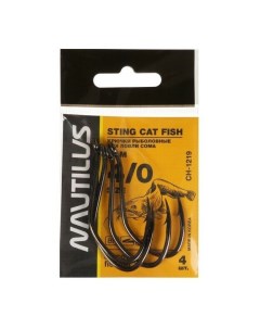 Крючки Sting Cat Fish Сом Scf 1219bn 4 0 4шт Nautilus