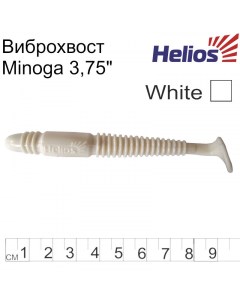 Виброхвост Minoga 3 75 9 5 см White 5шт HS 17 001 000132667 Helios