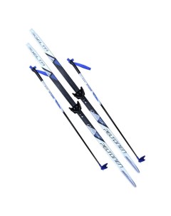 Лыжный комплект подростковый 75 мм СТЕП 170 см Peltonen delta black blue white Stc