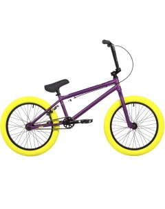 Велосипед трюковой 20 BMX JUPITER темно фиолетовый рама сталь U BRAKE 2024 Novatrack