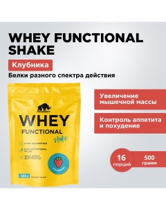 Протеин Whey Protein Shake вкус Клубника дойпак 500 г Prime kraft