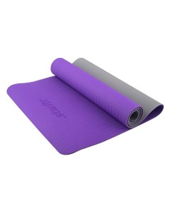 Коврик для йоги FM 201 фиолетовый серый 173 см 0 5 мм Starfit