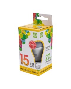 Лампа светодиодная IN HOME LED A60 standard 15Вт 160 260В Е27 1350Лм Asd