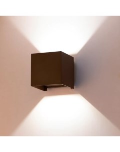 Светильник светодиодный Roxb 60 Вт IP54 квадрат цвет коричневый накладной Inspire