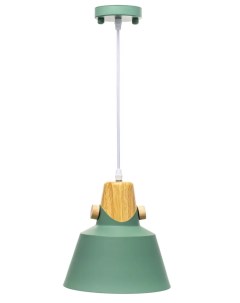 Светильник подвесной Prato 1 лампа 5 м цвет зелёный Lamplandia