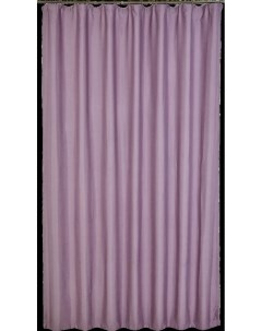 Штора на ленте Сильвия 200x260 см цвет фиолетовый Nobrand