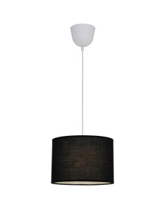 Светильник подвесной Sitia D28 1 лампа 2 3 м цвет черный Inspire