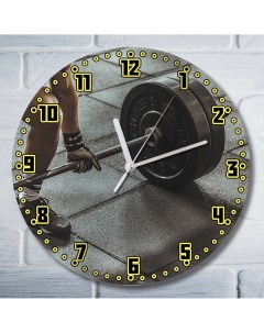 Настенные часы CLOCK UV ALM 190422 0059 Бруталити