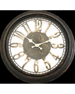 Часы настенные DMR круглые 40 см цвет коричневый Dream river