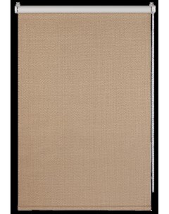 Штора рулонная блэкаут Dublin 110x160 см коричневая Prakto