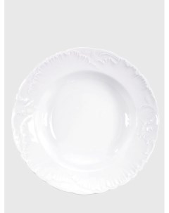 Тарелка суповая Rococo фарфоровая 225 см 75556 Cmielow
