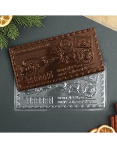 Форма для шоколада Новогодняя почта 9660707 18 х 95 см Konfinetta