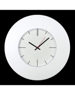 Часы настенные Новелла 37 6 см цвет белый Troykatime