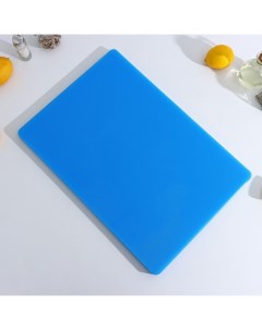 Доска разделочная 50x35x1 8 см цвет синий Nobrand
