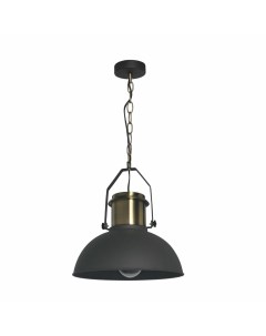 Светильник подвесной Ted 1 лампа 3 м цвет черный Inspire